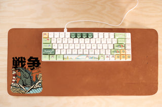 Clavier japonais en cuir de cheval fou avec différentes coutumes