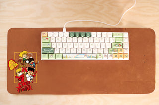 Clavier japonais en cuir de cheval fou avec différentes coutumes