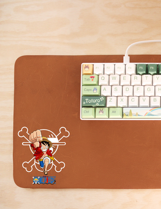 Clavier japonais en cuir de cheval fou avec différentes coutumes